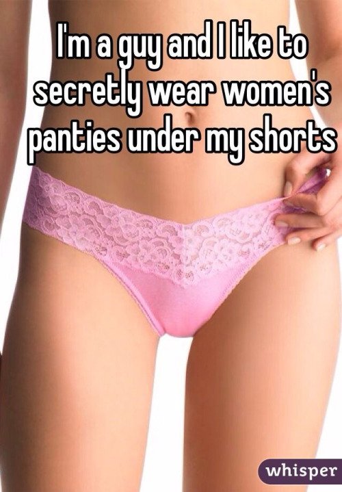 I only wear panties anymore I threw away all my boy undies! 