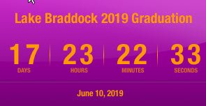 LBHSCounseling's tweet photo. Lake Braddock Seniors! 🎓📜🐻 @LBBruins2019 @FCPSLBSS #Comingfast #Finishstrong https://t.co/zbbZuoHCqs