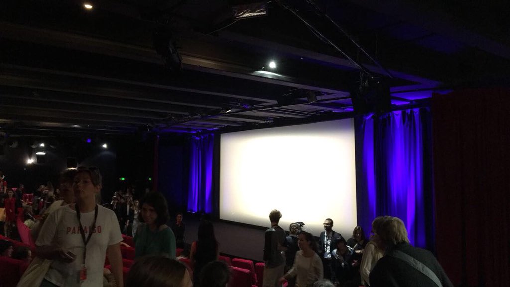 At the awards presentation for the Cinefondation in the Salle BUÑUEL. There’s a crackling electricity flowing through the crowd- excitement is flying around. I don’t know who I want to win as every film has been wonderful #Cannes2019 #Cinefondation #CannesFilmFestival2019