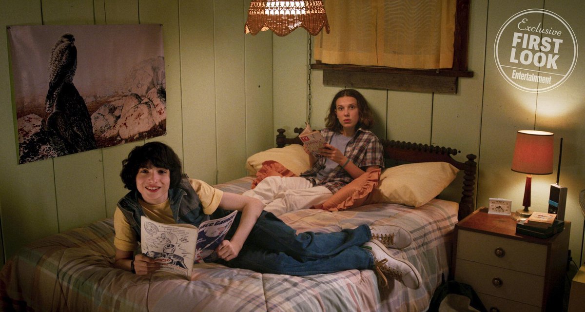 ภาพน้องฟินน์และน้องมิลลี่ในบท Mike และ Eleven โดย EW บอกว่าในซีซันนี้ทั้งคู่เริ่มคบกันแล้วค่ะ

(รูปจาก Entertainment Weekly)
