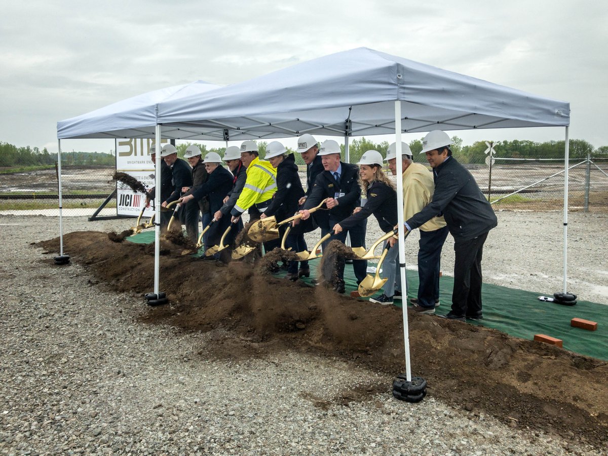 MSKTDassociates's tweet photo. Groundbreaking ceremony yesterday on a Plastics-to-Fuel plant in Ashley, IN. We're providing general building architectural design with mechanical & electrical engineering. Structural engineering by #CESolutions Great teaming again @SteveOsbornPE & @JICI_! https://t.co/bQsY7wwByk https://t.co/N4O2BO5mE7