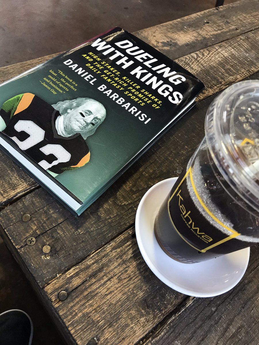 Mark_Hodgkin's tweet photo. Fun when you can make #SportsBiz Book Exchange in person. Thank you @AndrewRDeWitt - will get a great read to you soon! #sbbx https://t.co/NFGkVJ7BuH
