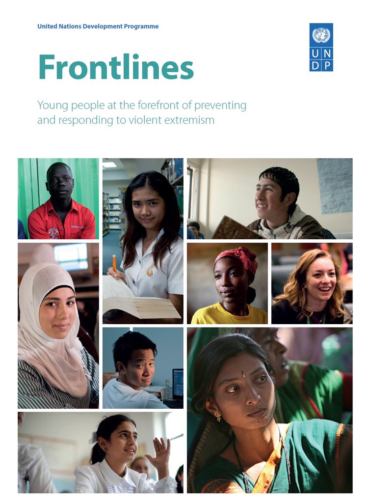 UNDP4Youth's tweet photo. We are pleased to announce the public release of @UNDP's Frontlines global report #YouthPVE #UNDPfrontlines - please check it out here: https://t.co/M5o5Pb1a9N https://t.co/ZeBnXwSuRw