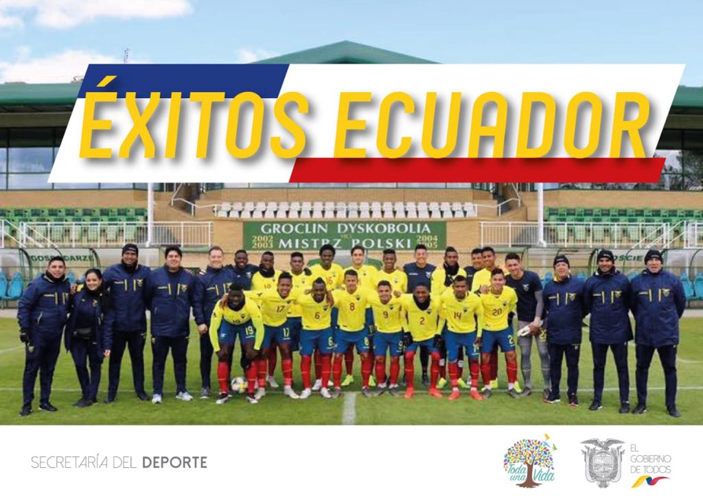 #EcuadorMiPais, hoy iniciamos  con pie derecho el #MundialSub20Polonia2019, el profesor <a href="/JorgeCelico/">Jorge Célico</a>, cuenta con los mejores jugadores para poder llegar a las instancias finales, en esta cita mundialista. Todo el país con la #MiniTri