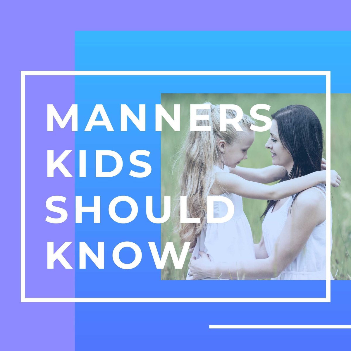 When someone asks how you are, tell them and then ask them how they are.

#manners #etiquette #kids #kidsmanners #parents #greatkids