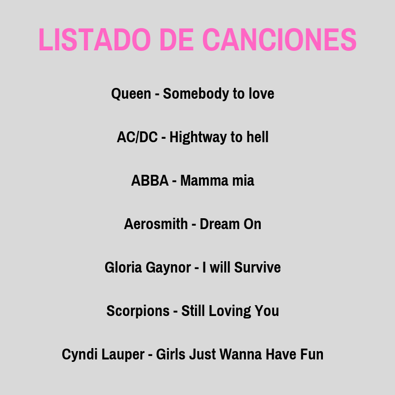 thetimemusical's tweet photo. Aquí tenéis el listado de canciones que saldrán en el musical. ¡Ya podéis participar en el concurso! #singtous #THETIME https://t.co/e2A9Yd2Kvk