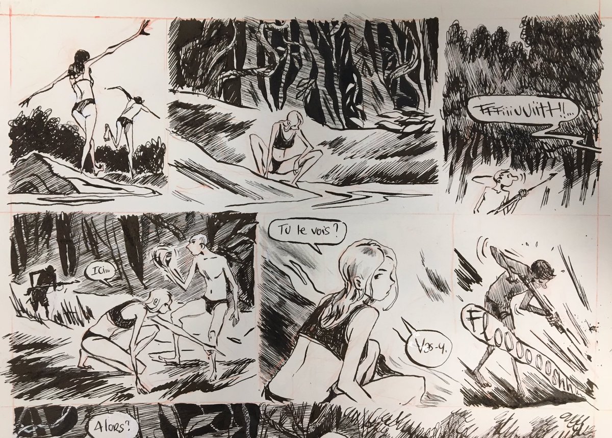 Des originaux de Pierre @HenryGomont original art - « Malaterre », @EditionsDargaud