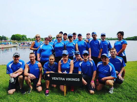 PtboDragonBoat's tweet photo. The Ventra Vikings are back for their 8th paddling season! Thank you to our Silver sponsor Ventra Plastics for your ongoing support. #DragonBragging https://t.co/3ejYaafgjM https://t.co/AUmmLWAYab