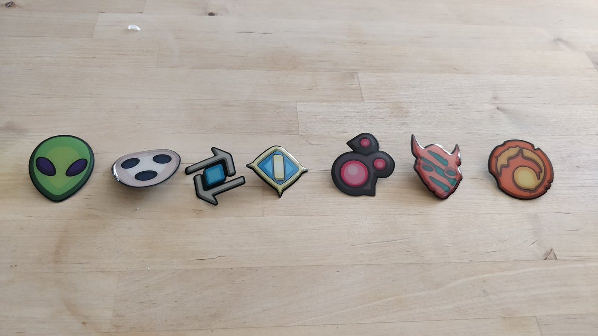 Finally got all the #keyforge pins. Just in time for AoA!