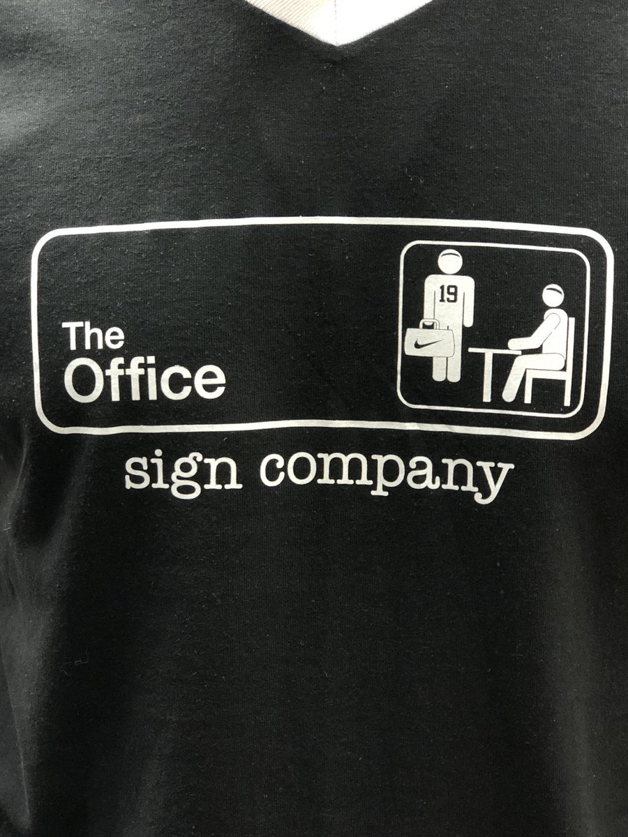 AdSharkJack's tweet photo. Our Corporate Cup jerseys this year are genius.

Nice work, @OfficeSigns https://t.co/gIwjTymuzL