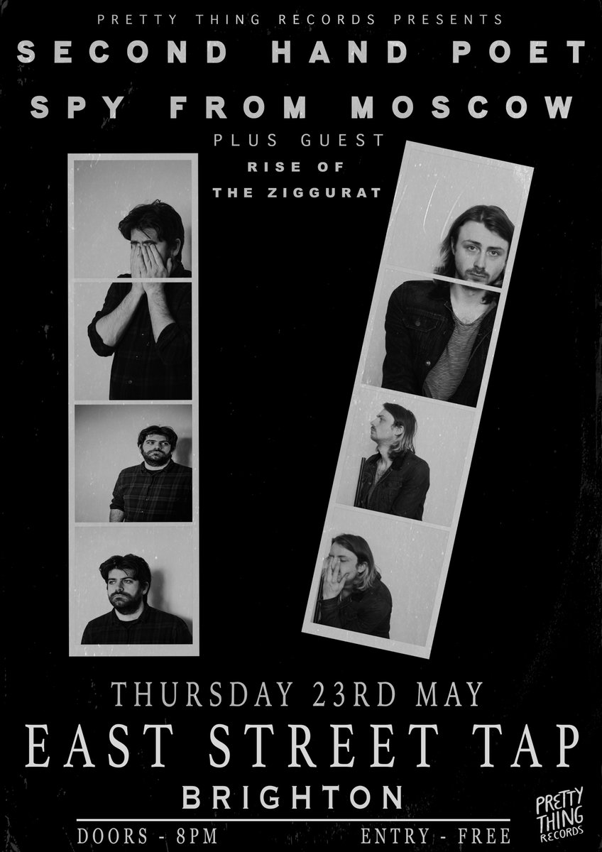 Tonight!!

Brighton - Free Entry - Doors 8PM

at <a href="/EastStreetTap/">East Street Tap</a> 

<a href="/SpyFromMoscow/">Spy From Moscow</a>  @imfineatsea 

Come down!