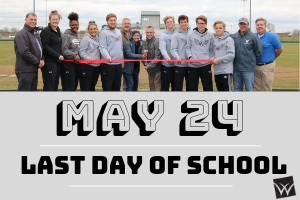 Friday is our LAST DAY OF SCHOOL! Don't forget that it is a 1/2 day for our Tigers! Grades K-6 release at 12:30 and grades 7-11 at 11:30!  #WeAreWillard