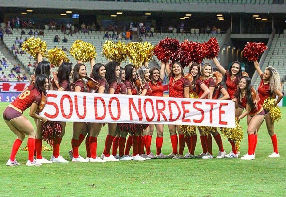 Hoje é dia de finaaaal! Dia de exaltar nosso Nordeste que ama futebol e faz festa na arquibancada como ninguém!