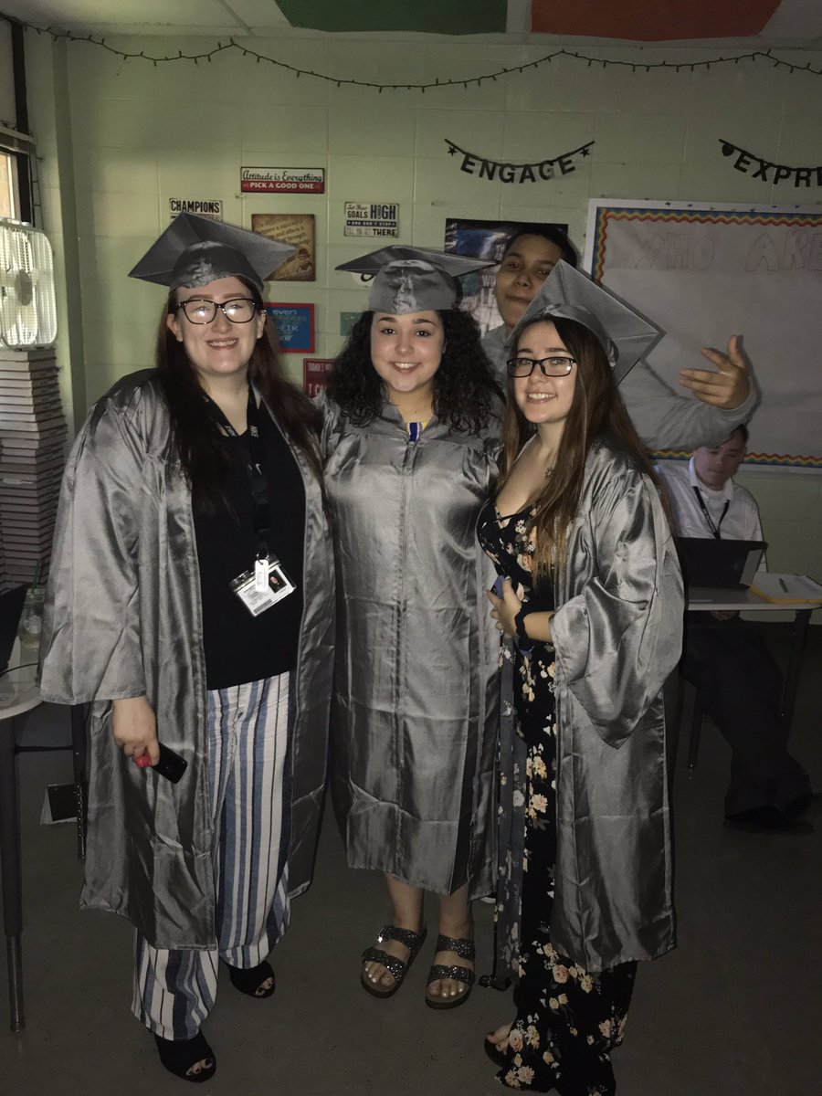 GHS_North's tweet photo. Senior Memory Walk about to start! Graduates will walk through their elementary and middle school/jr highs this morning and say goodbye to all of their teachers from K-12😎👨🏿‍🎓❤️ Love this! https://t.co/mAiifjIKm6
