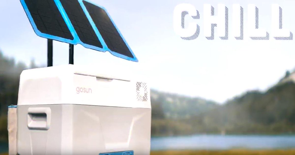 Techthusiast's tweet photo. New @YouTube video from @GoSunStove shared on https://t.co/EgfPChAALl
"Solar Cooler: Keeping Food/Drink Cool With No Ice" https://t.co/JLmvEIP348
#geeks #gadgets #technology #innovation #solar #solarpower #solarcooler #camping https://t.co/qyGka5hp1c