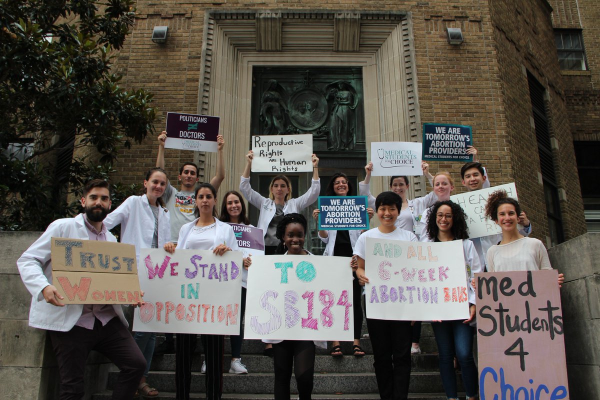 MSFC's tweet photo. Shout out to med students in NoLa! We love to see MSFC chapters showing their support for the #stopthebans movement!

This chapter also supports the New Orleans Abortion Fund. Check them out: https://t.co/cIxC3MO1V8 https://t.co/DEgmbrjhcJ