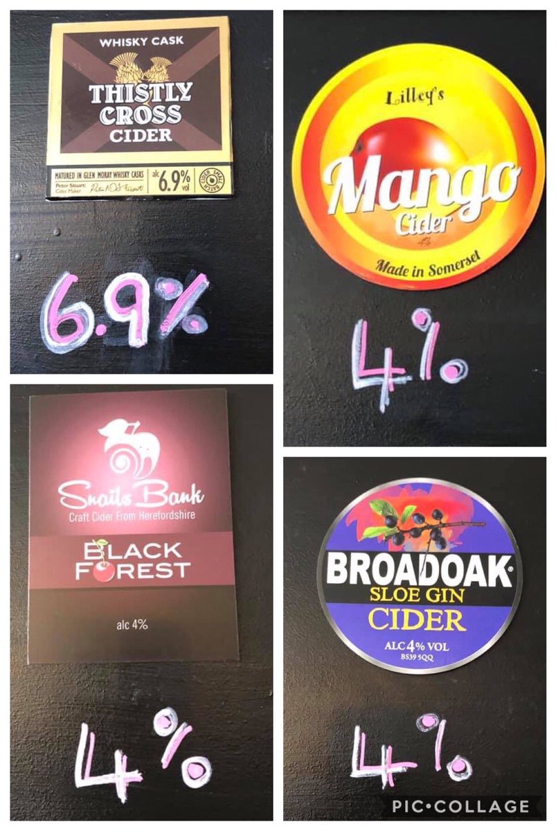 Dog & Parrot Eastwood (@dogandparrot) on Twitter photo The ciders we have on, to compliment the @bluemonkeybrew Takeover...
<a href="/lilleyscider/">Lilley's Cider</a> <a href="/Snailsbankcider/">Snailsbank Cider</a> <a href="/ThistlyCross/">Thistly Cross Cider</a> <a href="/broadoakcider/">Paul Lewis</a> The ciders we have on, to compliment the @bluemonkeybrew Takeover...
<a href="/lilleyscider/">Lilley's Cider</a> <a href="/Snailsbankcider/">Snailsbank Cider</a> <a href="/ThistlyCross/">Thistly Cross Cider</a> <a href="/broadoakcider/">Paul Lewis</a>