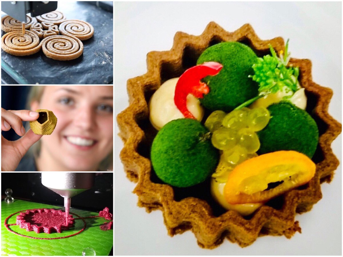 Karpendonk's tweet photo. Now @Karpendonk: Sustainable 3D-printed cup (made of Stale Bread and Discarded Beetroot), Local Goat Cheese, Algae, Cured Kumquat, Miso Mayonnaise. @ChefSelection #thestaffcanteen #nowaste #goatcheese #beetroot #kumquat #mayonnaise #algae #3d #3dfoodprinting #foodprinter https://t.co/qCPa9l4M9Z