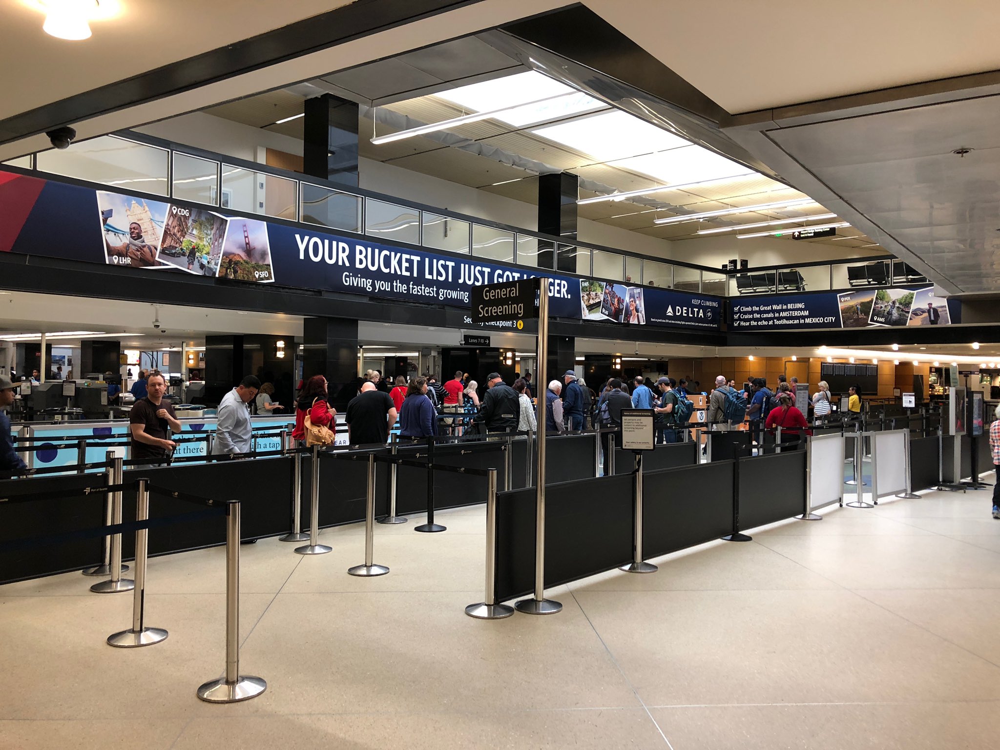 Cruising through the TSA Security Line