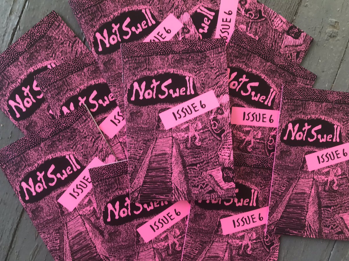 Yoooo we finished up issue six!! $5 a pop and filled with great art from very talented local (and not so local) artists! Pick one up and check it out!