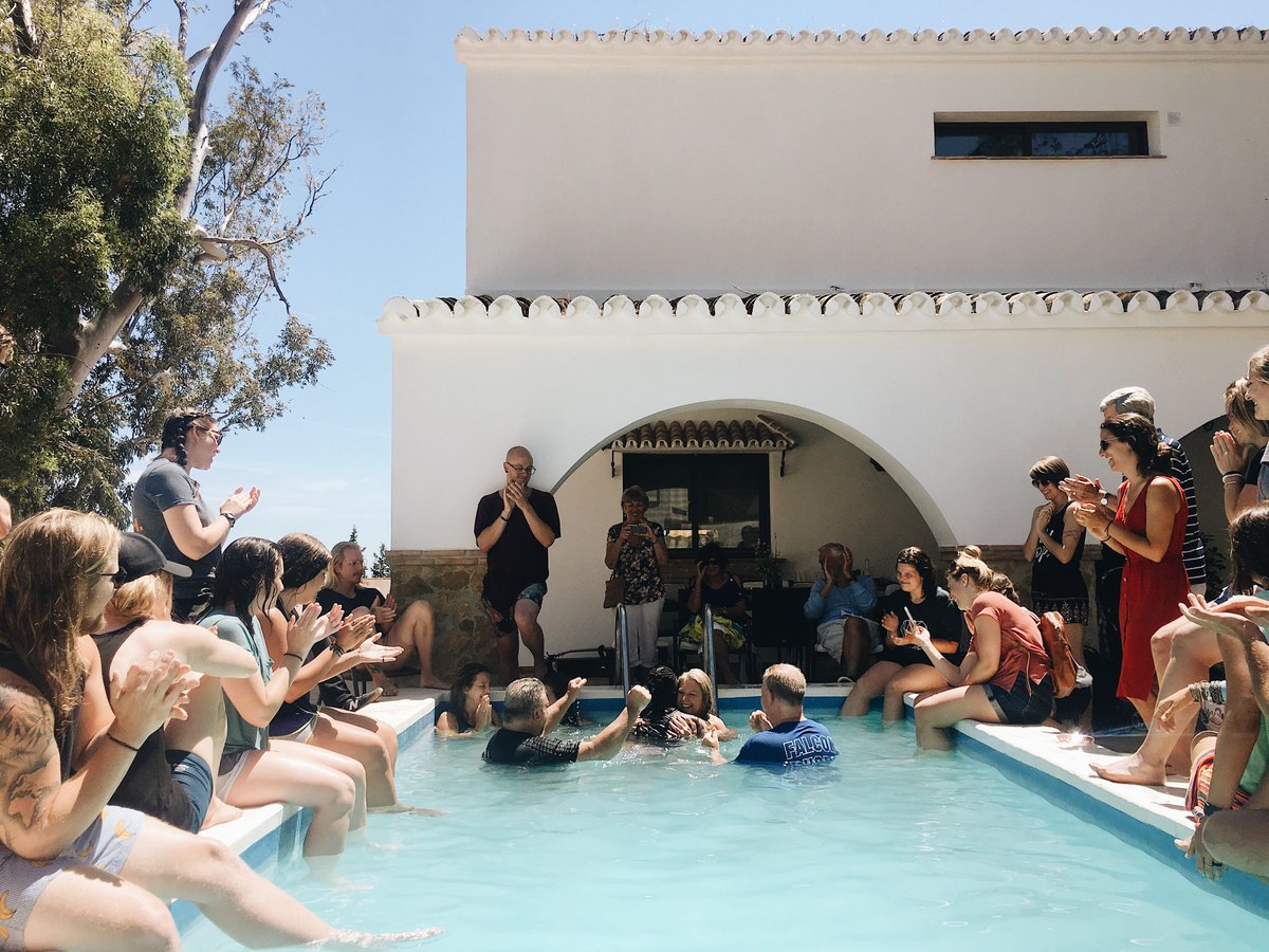 42ndgeneration's tweet image. Baptisms of the Kingdom of Heaven. One week to graduation.