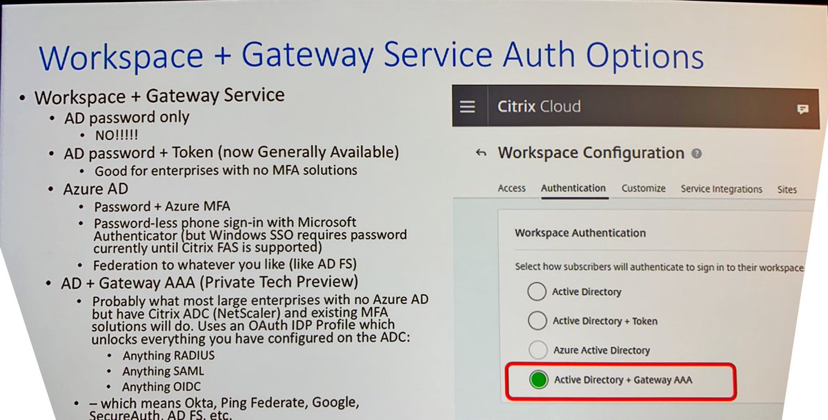 Eduardo Molina (@molikop) on Twitter photo Multi factor authentication on <a href="/CitrixCloud/">Citrix Cloud</a> is coming very soon with RADIUS, it will utilize an on-Premises <a href="/CitrixADC/">Citrix ADC</a> #syn230 #CitrixSynergy #CitrixCTP @_JasonSamuel <a href="/Pstansel/">Paul Stansel</a> Multi factor authentication on <a href="/CitrixCloud/">Citrix Cloud</a> is coming very soon with RADIUS, it will utilize an on-Premises <a href="/CitrixADC/">Citrix ADC</a> #syn230 #CitrixSynergy #CitrixCTP @_JasonSamuel <a href="/Pstansel/">Paul Stansel</a>