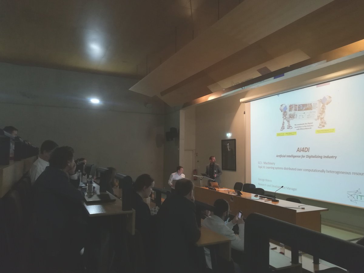 ITMLGR's tweet photo. ITML participating in the kickoff meeting of @Ai4Di project at the Université De Reims Champagne Ardenne in Reims France. #ArtificialIntelligence #MachineLearning #IndustryDigitization https://t.co/4BOiAjF34c