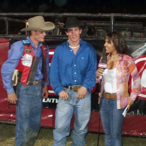 TBT! Circa 2005 <a href="/PBR/">PBR</a> on the Outdoor Life Network. Cody and Kody sharing the spotlight in Laughlin NV. When Lostroh was so rad he wore Puka Shells. The days I interviewed with my right hand on the mic. What remains the same, love of the game. #kodylostroh… bit.ly/2MfH3KW