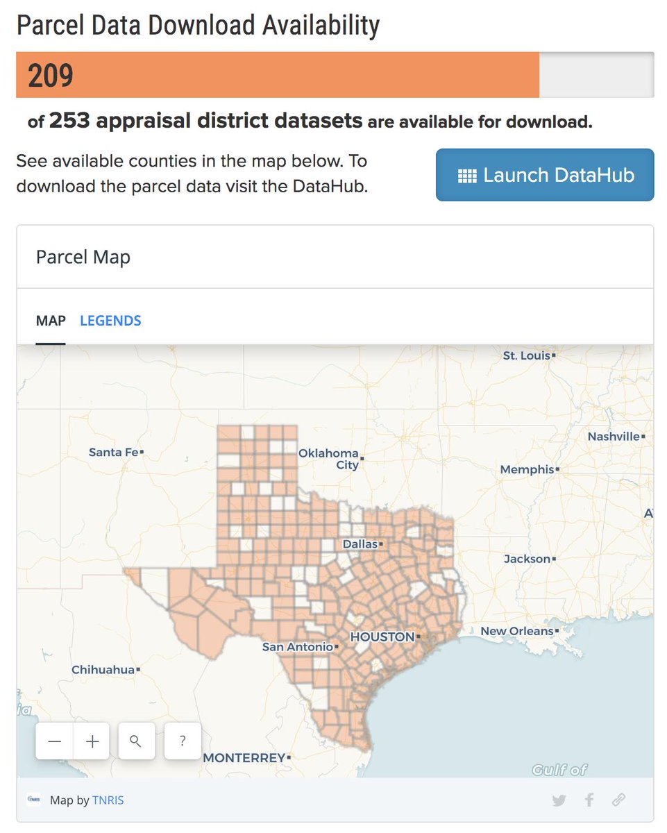 GeographicTexas's tweet photo. Over 200 counties of Land Parcel data have been added! Our #StratMap program is keeping up the momentum towards having acquiring 253 county datasets.
You can always check on the status of this important project on the land parcel data page: https://t.co/4y5GJGlyVN https://t.co/xp6zgFAwYJ