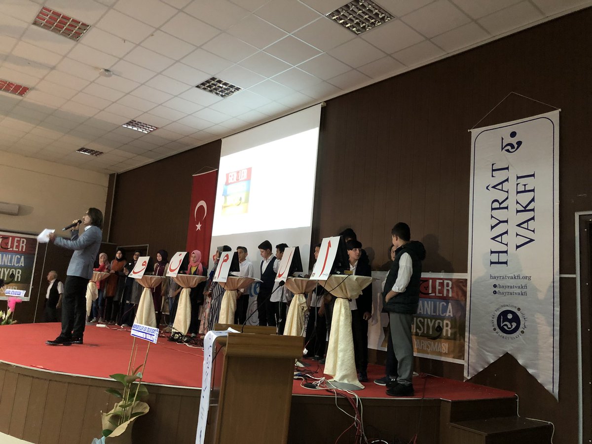 Genç yarışmacılarımız yerlerini aldılar