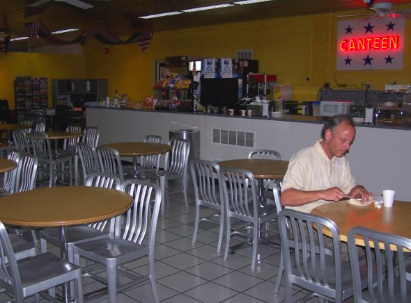 Throwback Thursday! Remember our temporary USO during our renovations years ago? How about our yellow walls and shiny metal chairs in the dining room? #TBT