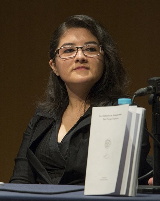 CygiForo's tweet image. Invitada al foro juventudes
ILSE PRIEGO ESPINOSA
Es egresada de la UAEM de la maestría en Humanidades: "Teorías filosóficas y literarias contemporáneas".
Autora de "La violencia anteparaiso" publicado en el 2016.
#UAEM #Humanidades #cuernavaca #morelos #jovenes #casonaspencer