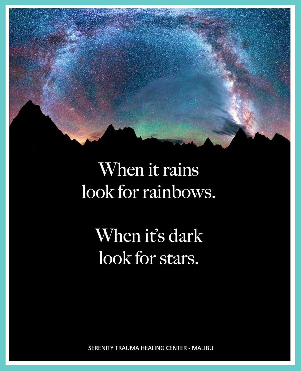 TraumaSerenity's tweet photo. STAY POSITIVE! @TraumaSerenity #mentalhealth #serenitytraumacenter #malibu #inspiration #mindfulness #positivityquotes #happiness #positivevibes #positivityisthekey #dothework #changeisgood 
#choosehappiness #choosejoy #thinkgoodthoughts #behappy #findhappiness  #rainbows #stars https://t.co/NzGs5AV99J