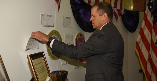 Today I had the solemn honor of helping to open the annual Memorial Day Wall of Remembrance at the Capitol, to help people remember those who gave their lives in the service of their country.