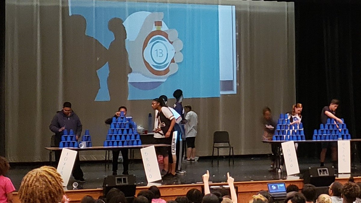 Minute to Win It <a href="/GASpartanDMS/">Whitney Logsdon</a>  #FieldDayDMSway