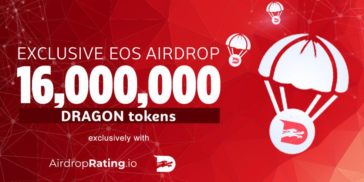 airdropratingio's tweet image. 🔹 EXCLUSIVE AIRDROP FOR EOS HOLDERS!
🔹 Receive free 1500 DRAGON tokens (~$3 + $0.2 per referral)
🔹 Tokens are listed on leading EOS exchanges
🔹 Join here: 
airdroprating.io/airdrops/exclu…