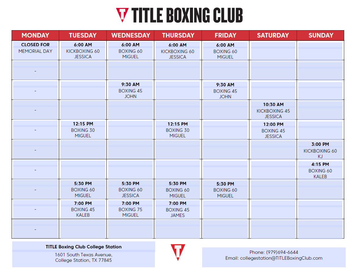 TITLE Boxing Club College Station tweet media
