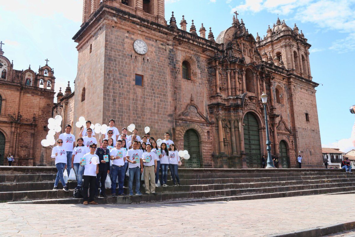 Ya listos para el #ImpactoEsperanza en la ciudad de Cusco y en todo el territorio de la #MSOP #VivaLaEntrega