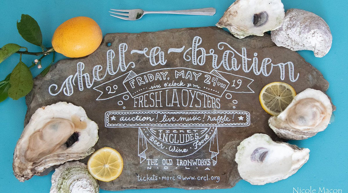 ItsYourNOLA's tweet image. The Coalition to Restore Coastal Louisiana is having their Shell-a-bration this Friday (5/24) at The Old Ironworks (Piety St) in New Orleans. Help raise awareness and funds to restore our coastline! Info at crcl.org - #itsyournola #shellabration #NoTimeToLose #NOLA