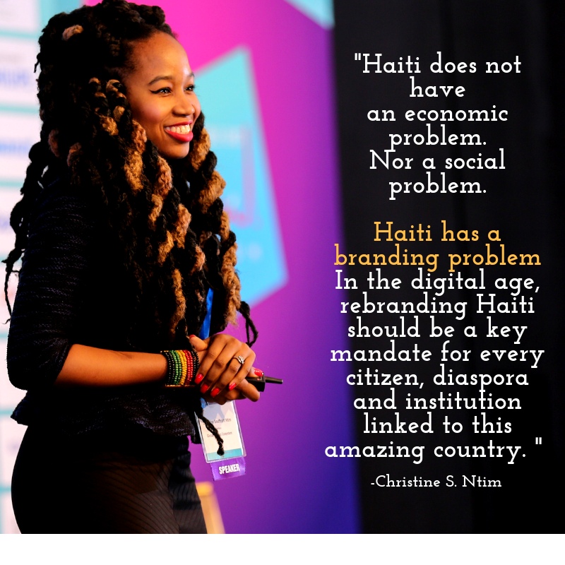 haititechgroup's tweet photo. "Rebranding Haiti will change how we go about scaling economic prosperity in this century"...@Christinesntim https://t.co/MSGTGrNNw8