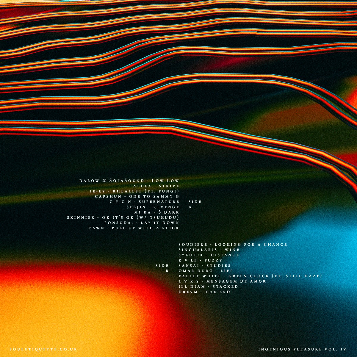 Souletiquette's tweet photo. Ingenious Pleasure Vol. 4

@Dabowmusic @Sofasound @aedfxmusic @capshun @CYGNARTIST @youngpirelli @singularismusic @SebjinMG @BeatsByFungi X IK-EY @mikachuso @djskinniez @illdiam @ponsuda__ @SykotixMusic
@kvltsvart @drevmbeats @omaryonce @radhatterr @stillhaze @svnsai @lvksound https://t.co/I6fhUXOAVN