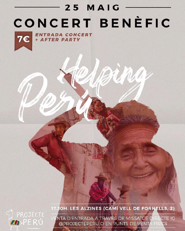 lesalzines's tweet photo. Concert benèfic @cescoficial i altres per #ProjectePeru 👉🏻 No et quedis sense entrades ! https://t.co/vAqjCpBxo9
