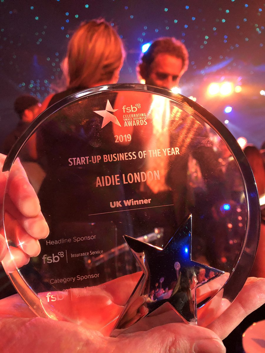 FSBGtrLondon's tweet photo. .@FSBGtrLondon London Start-Up winner - ‘Aidie London’ is now the UK  winner 🎉 Congratulations! .@FSBGtrLondon is very proud of you @fsb_policy #fsbswards Here meeting FSB London Regional Chair - Michael Lassman @Equality_Edge @fsb_policy https://t.co/uAjYHniHNG
