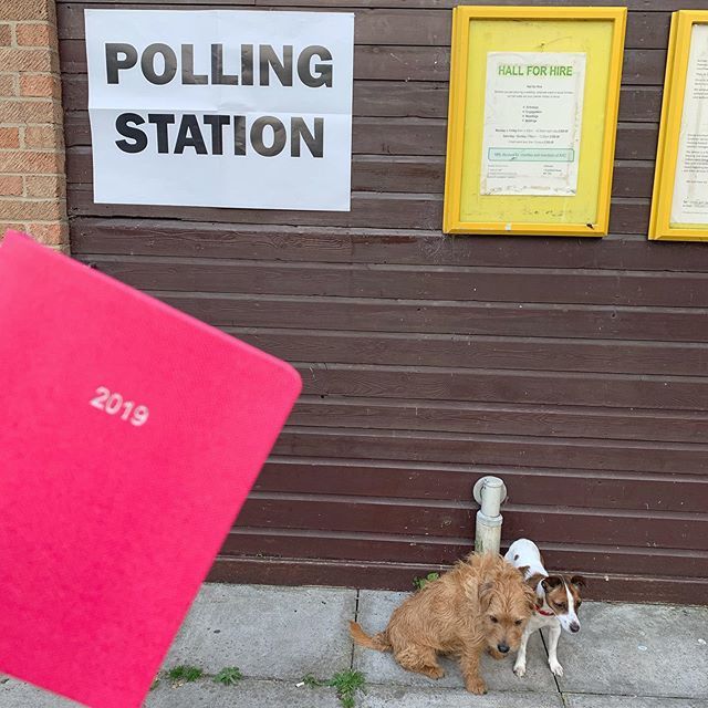 mumsoffice's tweet photo. Paws for thought! 🐾Yup, thought about it, dogs at polling stations get our vote every time! 🐶🐶🐶
.
.
.
.
.
.
.
.
#dogsatpollingstations
#dogsatpollingstation
#dogsatpollingstations2019
#dogatpollingstation
#europeanelections2019
#inthepink
#pinkdiary
… https://t.co/SKCfLOhKVH https://t.co/IAnn4oQ1n9