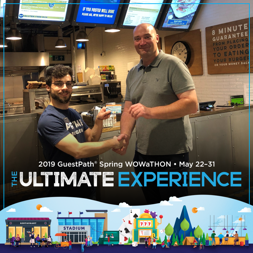 DelawareNorthUK's tweet photo. Our 2nd WOW goes to Daniele from @primeburgeruk @StPancrasInt for maintaining excellent and informative customer service with a big smile during a busy trading period.🎉🎉
#Delawarenorthproud, #thinkguest #springwowathon, #delawarenorth, #hospitality #guestpath https://t.co/IkExTlPBLK