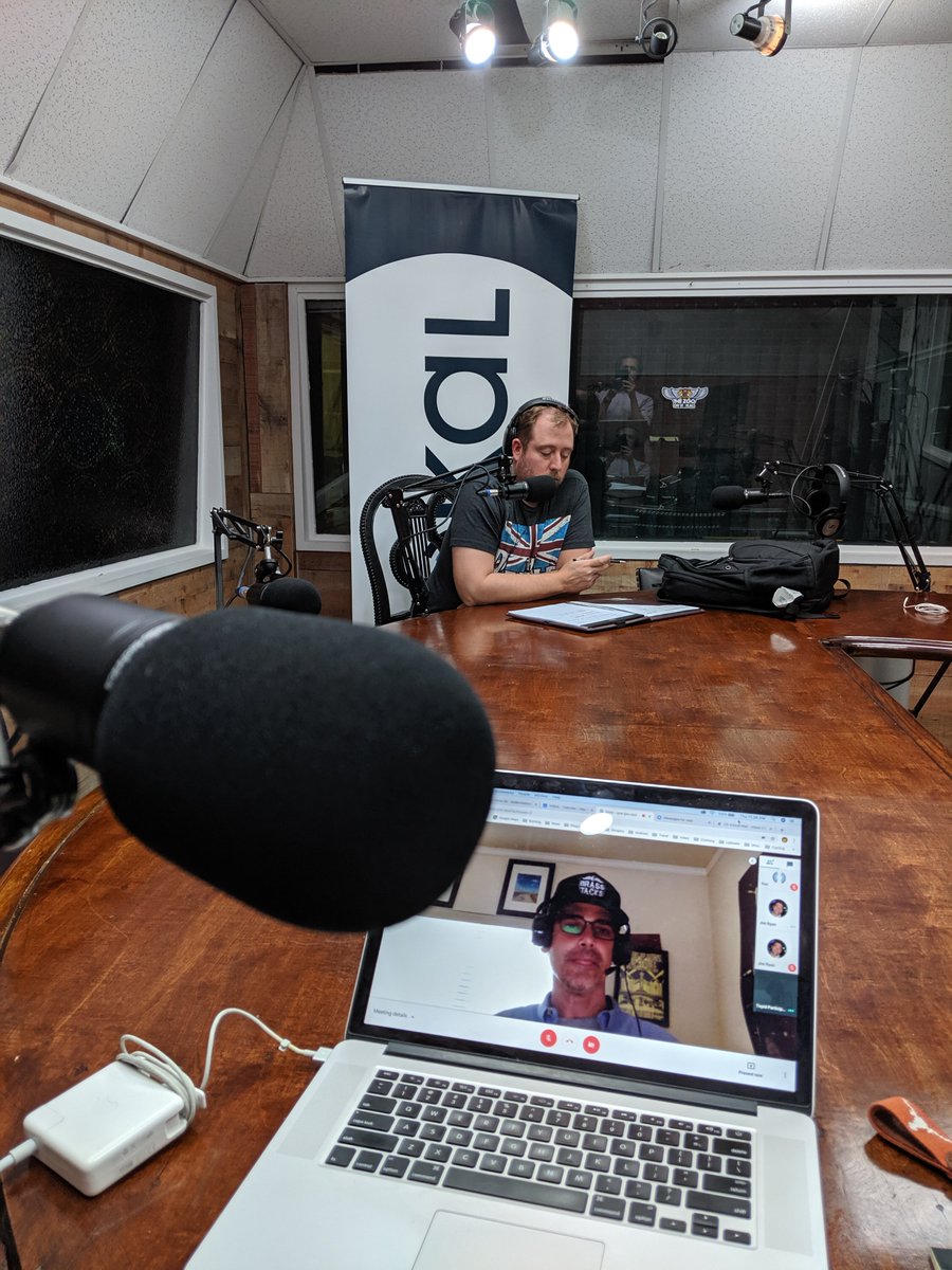 VokalNow's tweet photo. Recording the latest edition of the “Rangers on Deck” podcast with @SeanCBass @tedprice and @TepidP Coming later today to https://t.co/CufkZ6BnbG. #Rangers #TogetherWe #BeVOKAL https://t.co/DOiagXyYRW