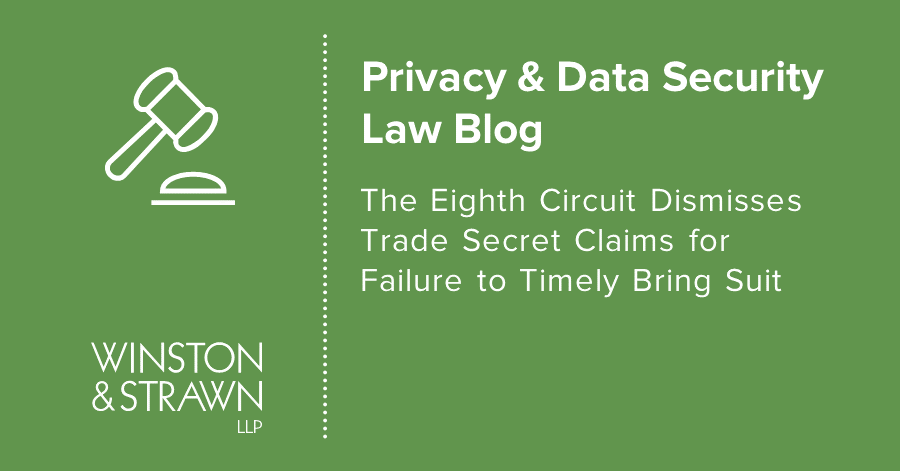 WinstonPrivacy's tweet photo. Reminder: It is important for companies to promptly and diligently investigate potential misappropriations of #tradesecrets to preserve legal rights under the federal #DefendTradeSecretsAct. https://t.co/QBXa3ibthx https://t.co/po1qCs2Vsz