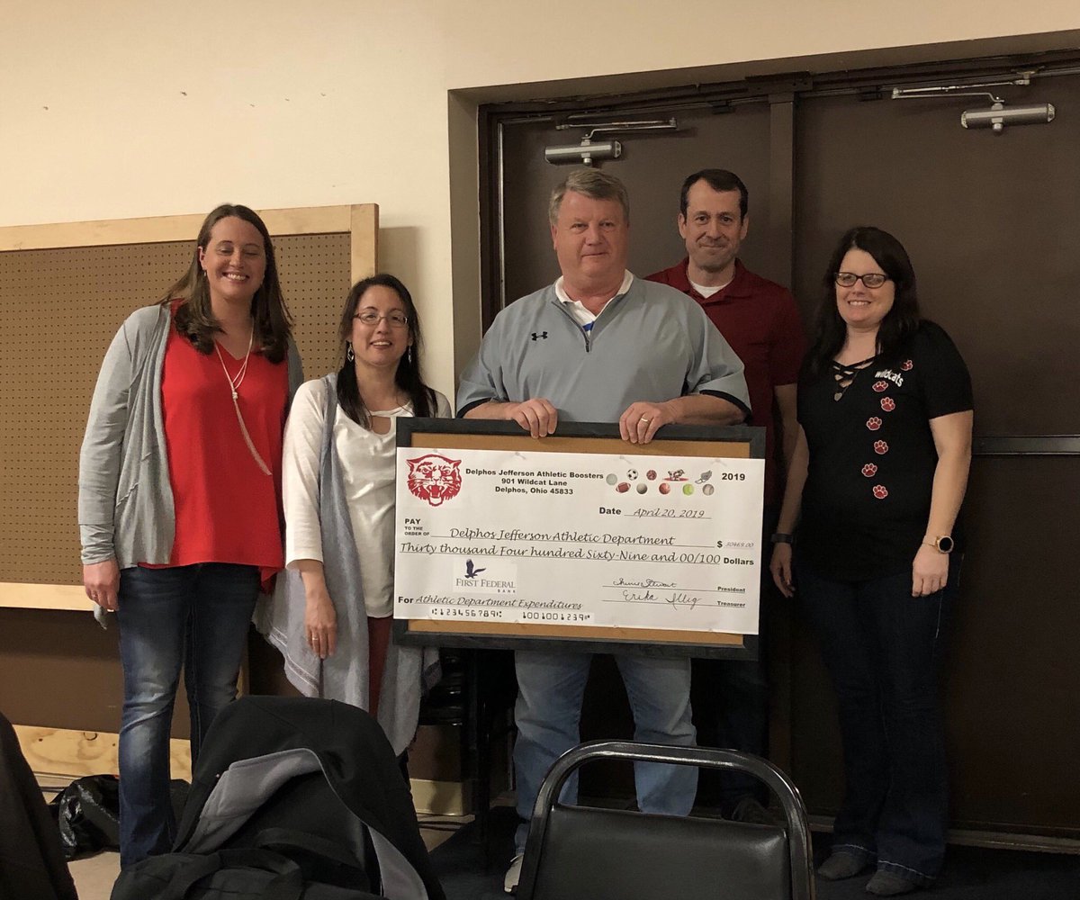At the Wildcat Special this year the Athletic Boosters gave a check of $30,469.00 to the athletic department to cover expenses needed to keep our school sports running!! Thank you to all who have donated!!