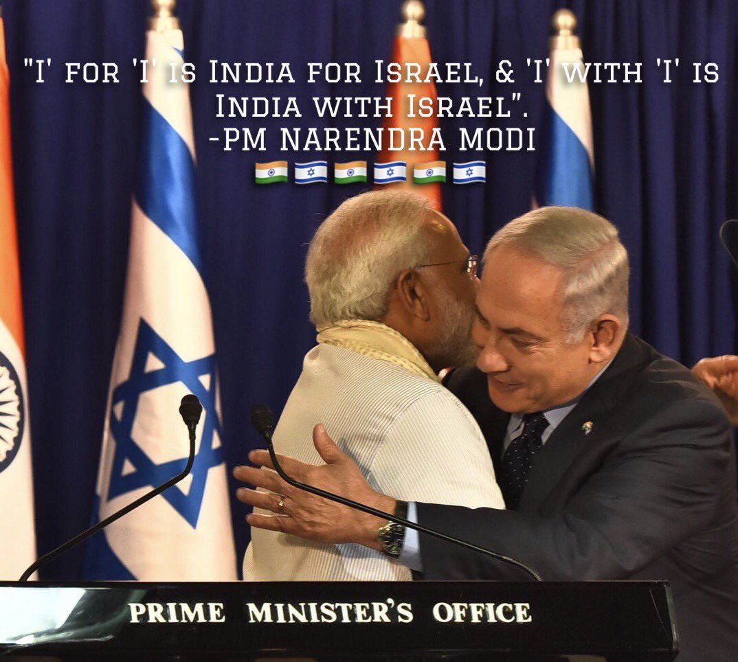 avi29nash's tweet photo. Can’t wait for #ModinIsrael 2.0 & #NetanyahuinIndia 2.0
Can’t wait to witness the historic moment again when two ancient civilizations, centres of culture and faith and vibrant democracies in their respective regions will come together for betterment of this world.
🇮🇳❤️🇮🇱 https://t.co/l3S80IdDKM
