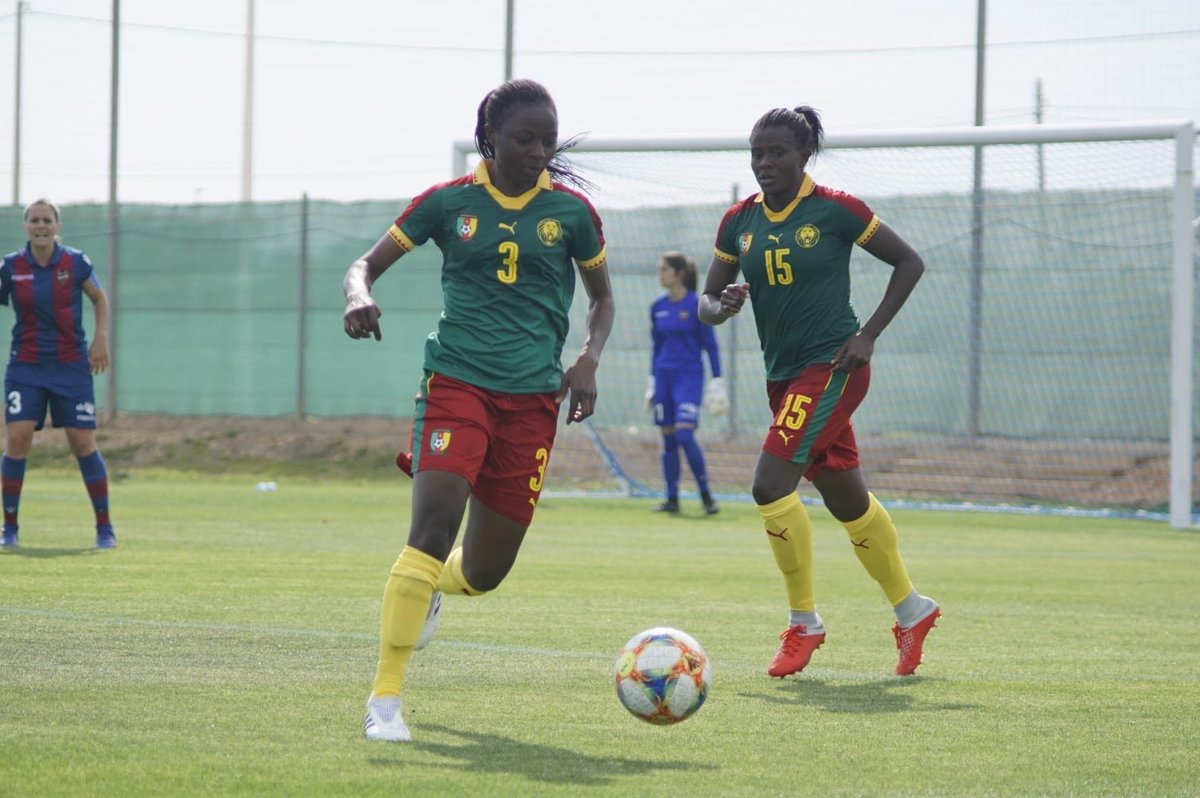 cfootcameroun's tweet photo. 🏆 AMICAL | CAMEROUN 🇨🇲 4-0 🇪🇸 LEVANTE

LES LIONNES INDOMPTABLES ATOMISENT LEVANTE POUR LEUR DEUXIÈME MATCH DE PRÉPARATION (4-0). DE BONNE AUGURE POUR LA SUITE 👍

⚽️ (5’) NCHOUT AJARA NJOYA 🦁🇨🇲
⚽️ (23’) MICHAELA ABAM 🦁🇨🇲
⚽️ (60’) RAISSA FEUDJIO 🦁🇨🇲
⚽️ (63’) MICHELLE AKABA🦁🇨🇲 https://t.co/14OuBSq6ac